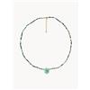 NEO Collana placcata in oro con amazonite e turchese Neo - Oro