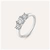 Stroili Anello Trilogy Petali Oro Bianco Diamante