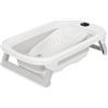 Lionelo BabyBubble Vaschetta Neonato Pieghevole con Termometro e Supporto | Pieghevole, Capacità ca. 40 l, Scarico, Supporto Bagnetto Pieghevole e Forato, Cavo Nascosto del Termometro LCD