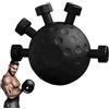 Générique Adorable Finger Strengthener, 14,5/10,5/10,4 cm Reusable Elastic Exerciser Ball, Portable Hand Workout Device, Black Grip Training Equipment for Men and Women