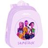 safta | Zaino scolastico 3D K-Pop Demon Hunters Iconic, Frontale TermoconFormado in Rilievo, Spallacci Imbottiti Ergonomici, Tasca Portaborraccia, Maniglia Superiore, Ritorno a Scuola,