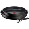 Tefal Ingenio Unlimited L7639343, set di pentole, nero, alluminio, titanio, nero, smontabile