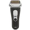 Braun Series 9 Pro+ 9660CCPS, Rasoio a lamelle, Nero, Argento, Acciaio inossidabile, Pulsanti, LED, Alimentazione/batteria