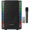 Selius Altoparlante Bluetooth portatile da 40 W - altoparlante da 8 pollici - batteria ricaricabile
