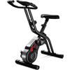 Selius Cyclette da allenamento a resistenza magnetica, 8 livelli, compatta e pieghevole, ideale per l'allenamento cardiovascolare