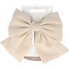 Solida Fermaglio automatico fiocco beige Fermacapelli 12.3 g