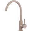 ONECE Rubinetto Cucina Farina D'avena, Miscelatore Girevole a 360° | Rubinetti Monocomando per Lavello Acciaio Inox 304, Acqua Fredda e Calda, Aeratore Rimovibile, Avena
