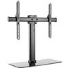 PROSIGNAL PRO SIGNAL PS-SAT3255 - Supporto TV inclinabile e girevole per schermi da 32 a 55, supporto universale, base in vetro, gestione dei cavi