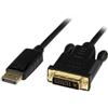 Startech.com Cavo Convertitore Adatattore Attivo Displayport a DVI da 1.8 M - Dp a DVI 2560X1600, Nero