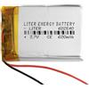 Liter energy battery Batteria 602540 LiPo 3.7V 600mAh 2.22Wh 1S 5C Liter Energy Battery per l'elettronica Ricaricabile Telefono Portatile Smartwatch Orologio GPS - Non adatto per Radiocomando 42x25x6mm (600mAh|602540)