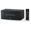 Edifier D12 Sistema di Altoparlanti Stereo - 70W - Bluetooth - Ingressi RCA + AUX 3,5 mm - Compatibile con Subwoofer tramite Line‑In - Cabinet in Legno - Controlli di Bassi, Alti e Volume (Nero)