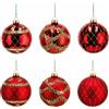 Ad Trend Set Palline di Natale Vetro Rosso D 10 Cm Ass. 1 Pz