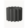 SLIDE Sgabello da giardino rotondo impilabile / fioriera Gear Pot - Grigio