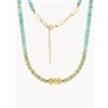 NEO Collana placcata in oro con amazonite Neo - Turchese, Oro