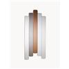 woud Specchio da parete Logs - Argento