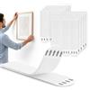 Carehabi Strisce Adesive 15 Paia (30 Strisce, 19 * 92 mm) Chiodi Adesivi per Quadri Muro Appendi Quadri Senza Chiodi per Cornici, Decorazioni, Poster