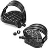 FFitness Coppia Pedali Cyclette con Dado Filetto 9/16" 14mm Cinghie Re