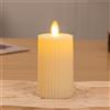 Wisdom Candela Led bianca 12,5 cm effetto fiamma Bianco Caldo a batteria Wisdom