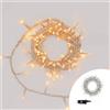 Wisdom Catena di luci 50 metri da 1000 Led Bianco Caldo con cavo trasparente Wisdom