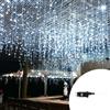 Wisdom Tenda luminosa 10 metri da 700 Led Bianco Freddo altezza 100cm da interno ed esterno Wisdom