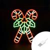 Wisdom Bastoncini di zucchero luminosi da 30x40cm Led Neon Flex USB da interno Wisdom da rivedere