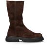 COPENHAGEN Stivale donna cioccolato in suede