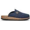 LE TIROLESI Pantofola donna blu