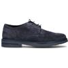 NEROFUMO Stringata uomo blu in suede