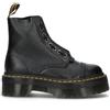DR. MARTENS Anfibio donna nero in pelle
