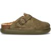 SCHOLL Sabot donna oliva in suede
