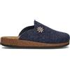 LE TIROLESI Pantofola uomo blu in lana