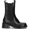 MEZZETINTE Beatles donna nero in pelle