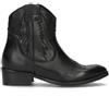 PHIL MELVIS Tronchetto donna nero in pelle