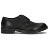 PAWELK'S Stringata uomo nera in pelle