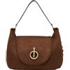 Liu.Jo Pelletteria Liu.Jo Borsa a Spalla Effetto Suede con Chiusura Gioiello Gerona