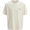 JACK & JONES Plus Size T-Shirt Stampa sul Retro | Loose Fit, Stampa sul retro, Maniche corte, Casual, Temperatura massima di 40°C ciclo molto delicato