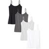 Amazon Essentials Donna Canottiera Aderente