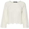 VERO MODA Pullover in Maglia fine da Donna Modello a Maglia Oversize Morbido Top a Maniche Lunghe