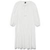 VERO MODA Vestito Corto in Crepe con Coulisse e Maniche a 3/4. Vestito Midi Estivo Tunica.