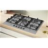 Bosch PCQ7A5I95 ***PRONTA CONSEGNA*** Piano cottura a gas, 75cm, inox. 5 fuochi di cui uno Wok. Griglie in ghisa