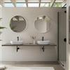 DEGHI Mensolone bagno 3,8 h sospeso 180 cm in legno bronzo - Plain