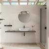 DEGHI Mensolone bagno 3,8 h sospeso 150 cm in legno grigio ombra - Plain
