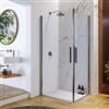 DEGHI Box doccia 95X75 cm doppio battente con vetro temperato trasparente e profilo cromo 195h - Nilo