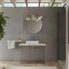 DEGHI Mensolone bagno 3,8 h sospeso 90 cm in legno rovere bianco - Plain
