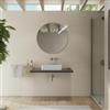 DEGHI Mensolone bagno 3,8 h sospeso 90 cm in legno rovere grigio - Plain