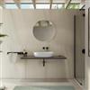 DEGHI Mensolone bagno 3,8 h sospeso 140 cm in legno rovere grigio - Plain