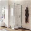 DEGHI Box doccia 65x90 cm anta a soffietto 195h trasparente - Sofy