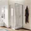 DEGHI Box doccia 75x100 cm porta a soffietto 195h trasparente - Sofy