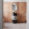 VITRA Lavabo freestanding 100h cm in marmo nero - Artizan