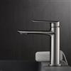 DEGHI Miscelatore lavabo nikel spazzolato - Perm